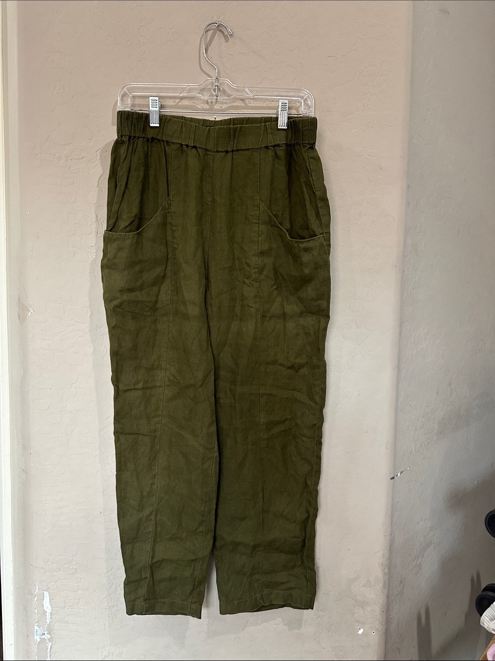Quince Olive Green Relaxed Chinos